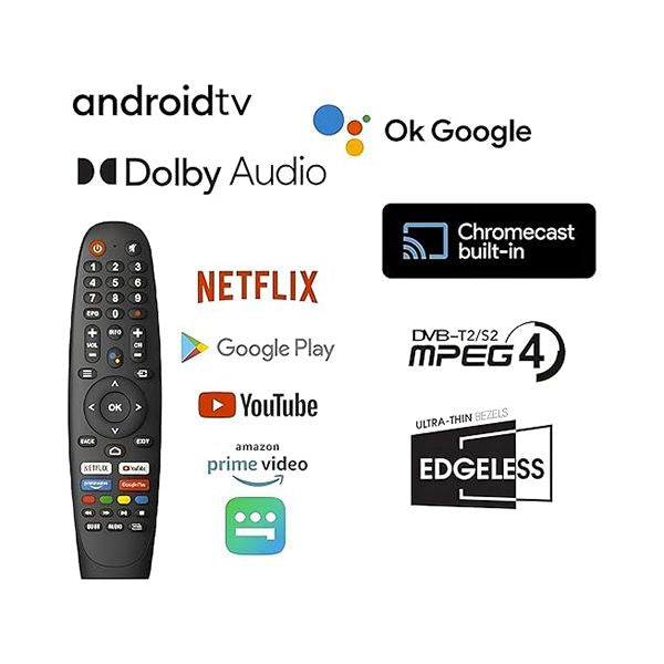 JVC LT-50N7105B SMART EDGELESS